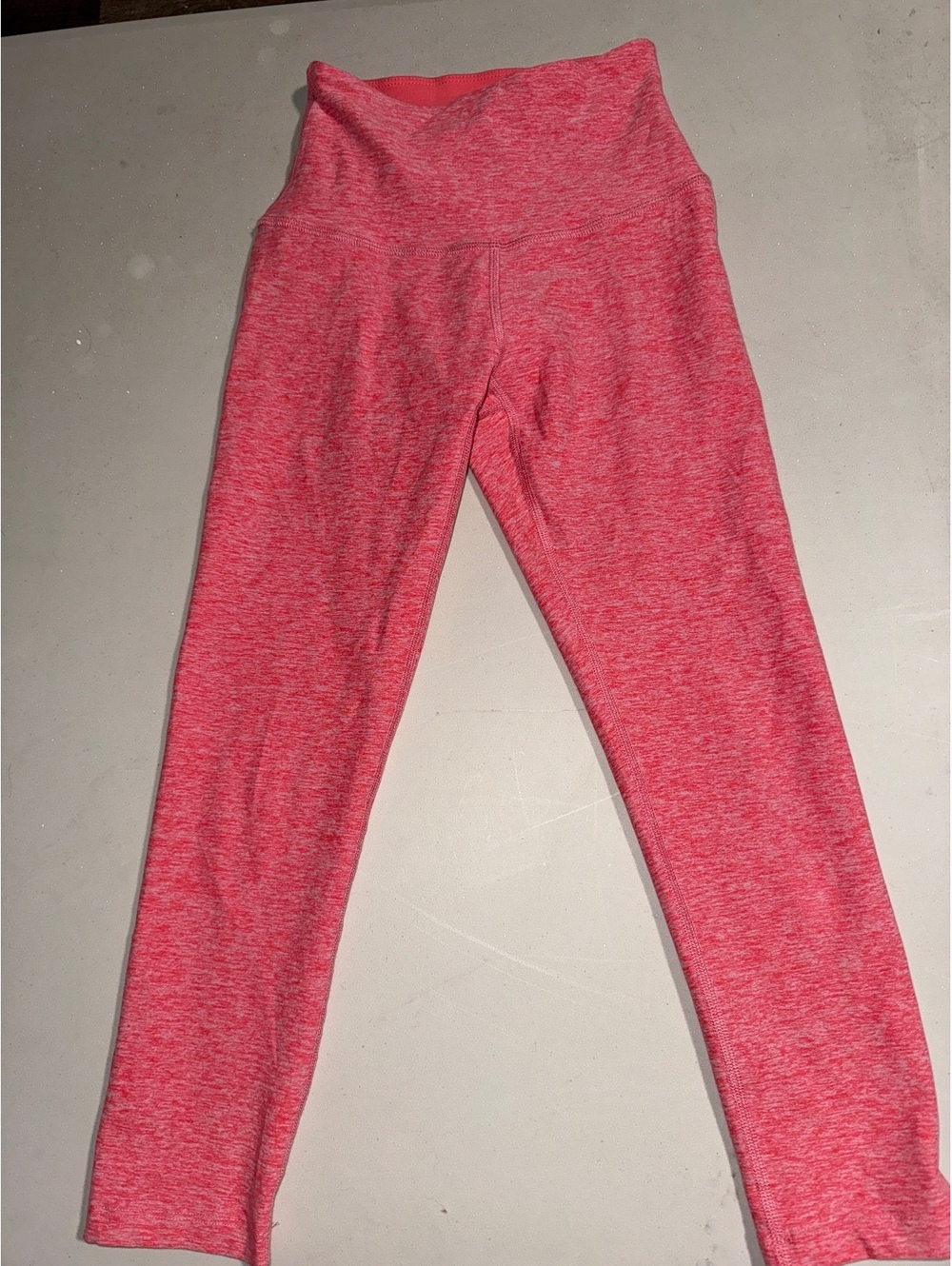 Beyond Yoga High Waist Pink Heathered Leggings XS